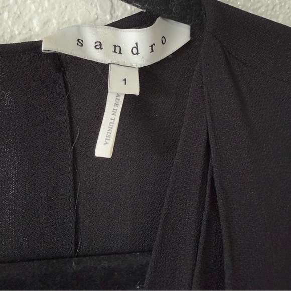 Sandro V Neck Jumpsuit Size Small - Picture 5 of 8